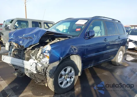 2003 Toyota Highlander V6 из США, поврежденный, VIN JTEGF21A130087682